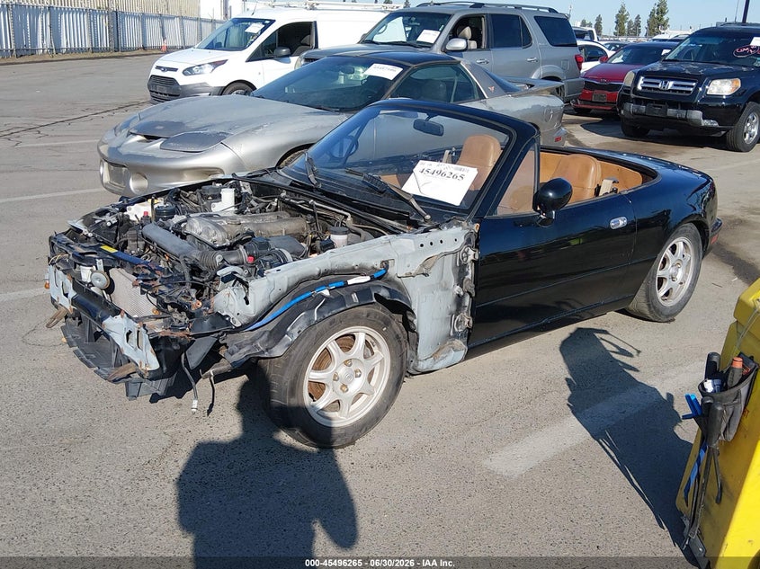 1994 Mazda Mx-5 miata VIN JM1NA3536R0518778 IAAI salvage auction — STRIPPED, Salvage (California), sold $25 on 2026-07-21 (photo 2)