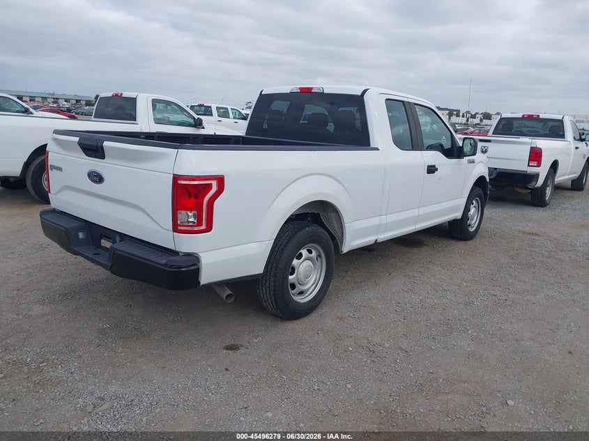 2017 Ford F-150 VIN 1FTEX1C89HKE26858 IAAI salvage auction — NORMAL WEAR, Sf97 (California), sold $13,100 on 2026-07-28 (photo 4)