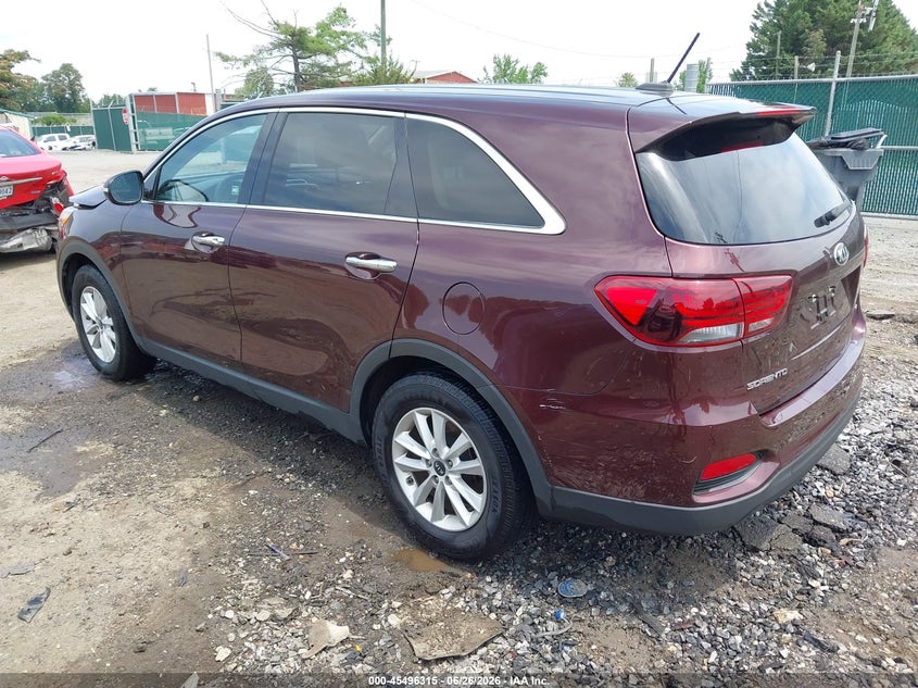2019 Kia Sorento VIN 5XYPG4A34KG511847 IAAI salvage auction — FRONT END, Salvage (Virginia), sold $2,750 on 2026-07-27 (photo 3)