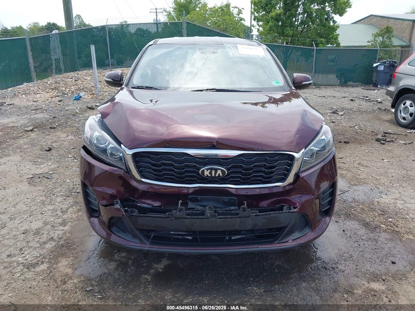 2019 Kia Sorento VIN 5XYPG4A34KG511847 IAAI salvage auction — FRONT END, Salvage (Virginia), sold $2,750 on 2026-07-27 (photo 6)