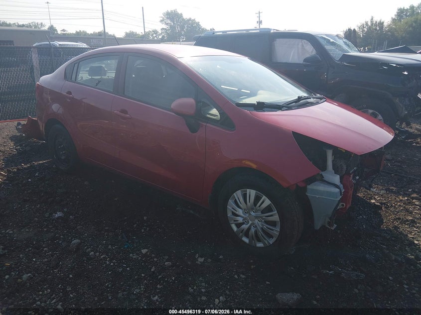 2013 Kia Rio VIN KNADN4A31D6241231 IAAI salvage auction — FRONT END, Salvage (Ohio), sold $450 on 2026-07-15 (photo 1)