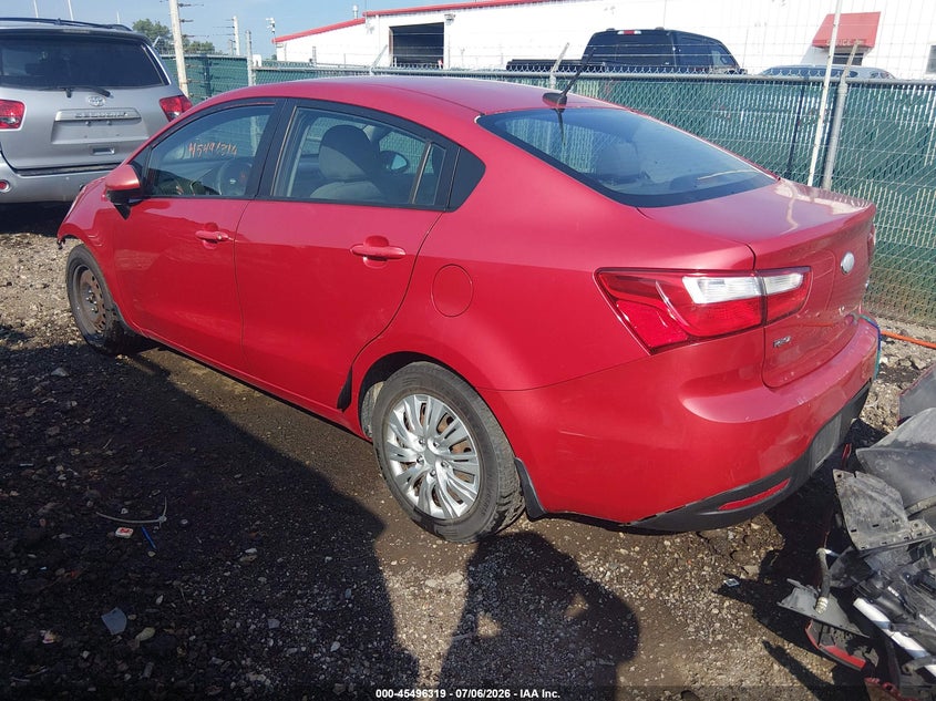 2013 Kia Rio VIN KNADN4A31D6241231 IAAI salvage auction — FRONT END, Salvage (Ohio), sold $450 on 2026-07-15 (photo 3)