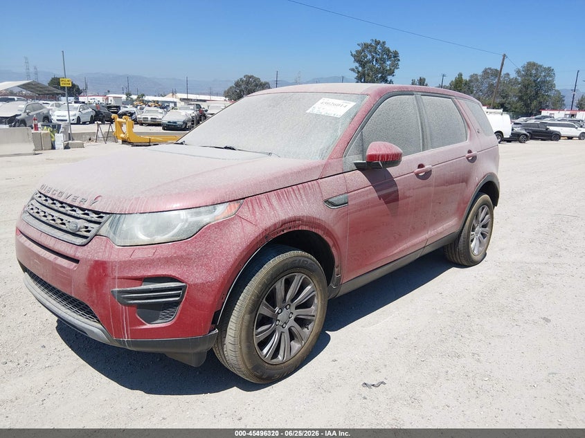 2016 Land rover Discovery sport VIN SALCP2BG5GH564827 IAAI salvage auction — REAR END, Salvage (California), sold $1,750 on 2026-07-12 (photo 2)