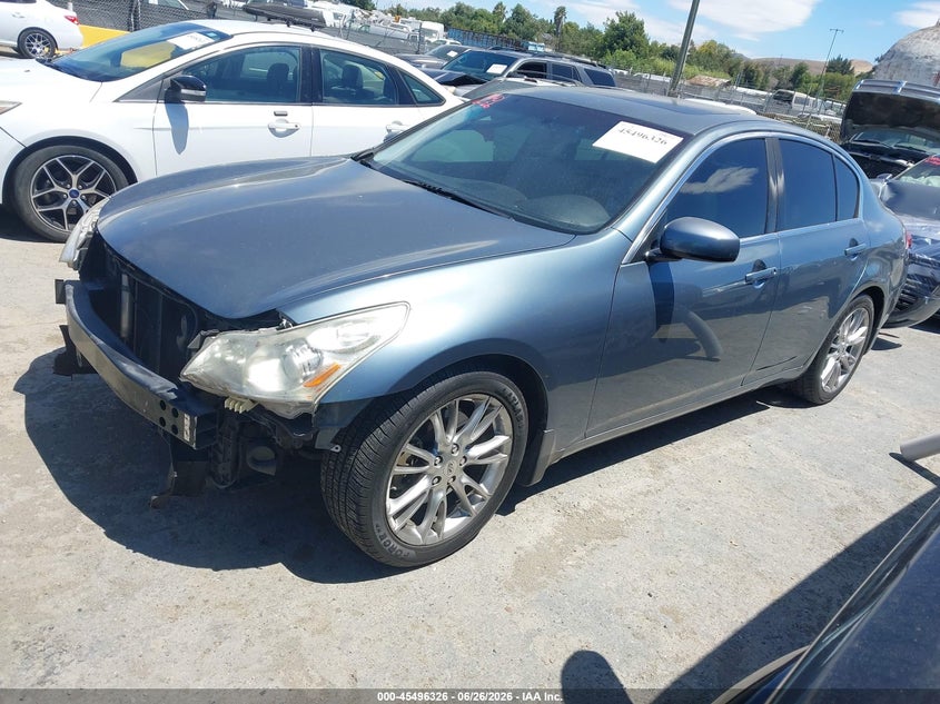 2008 Infiniti G35 VIN JNKBV61E48M211082 IAAI salvage auction — FRONT END, Salvage (California), sold $1,000 on 2026-07-16 (photo 2)
