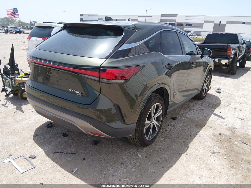 2025 Lexus Rx VIN 2T2BBMCA5SC073870 IAAI salvage auction — FRONT END, Original (Texas), sold $30,000 on 2026-09-14 (photo 4)