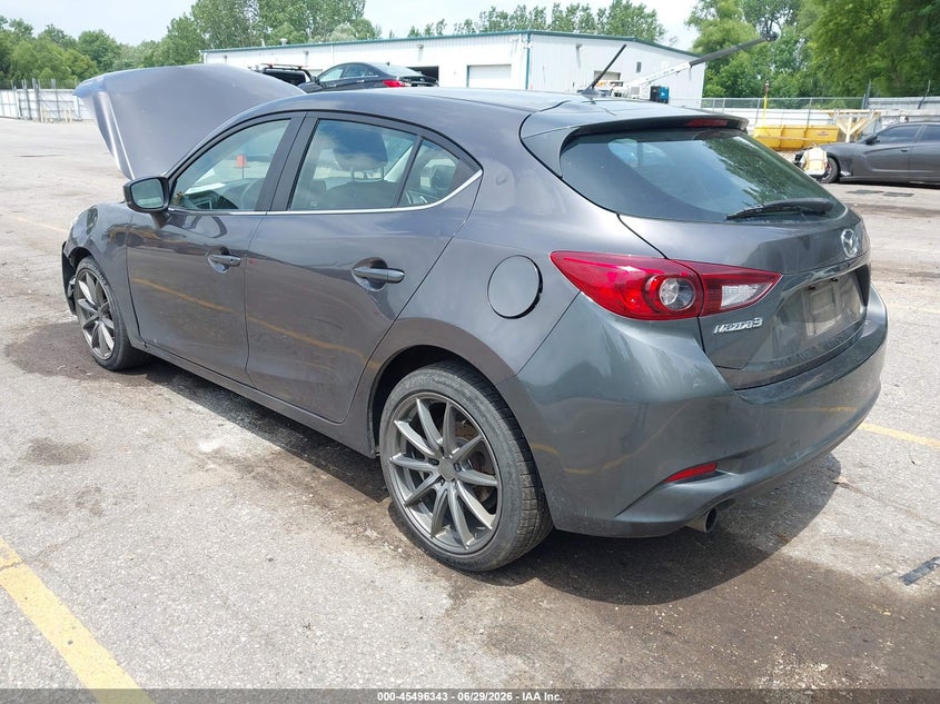 2018 Mazda 3 VIN 3MZBN1L31JM209040 IAAI salvage auction — FRONT END, Clear (Michigan), sold $1,600 on 2026-07-23 (photo 3)