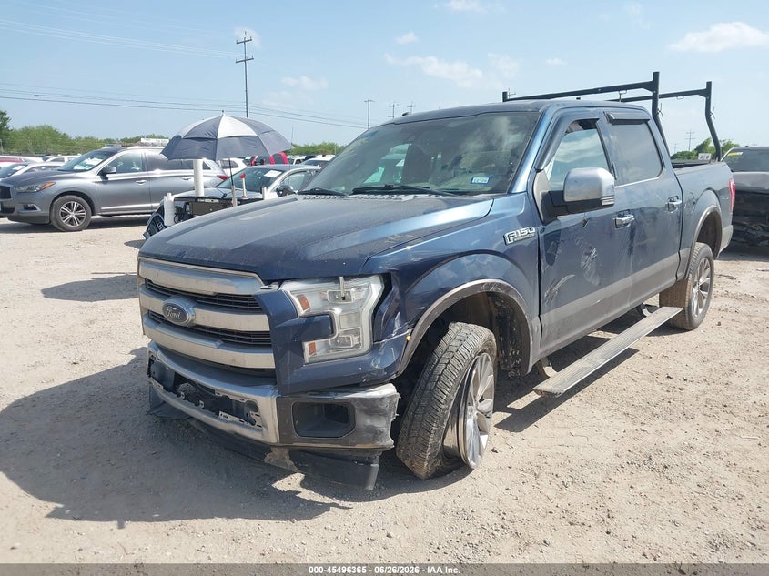 2017 Ford F-150 VIN 1FTEW1CF7HFB21627 IAAI salvage auction — FRONT END, Salvage (Texas), sold $2,400 on 2026-08-19 (photo 2)