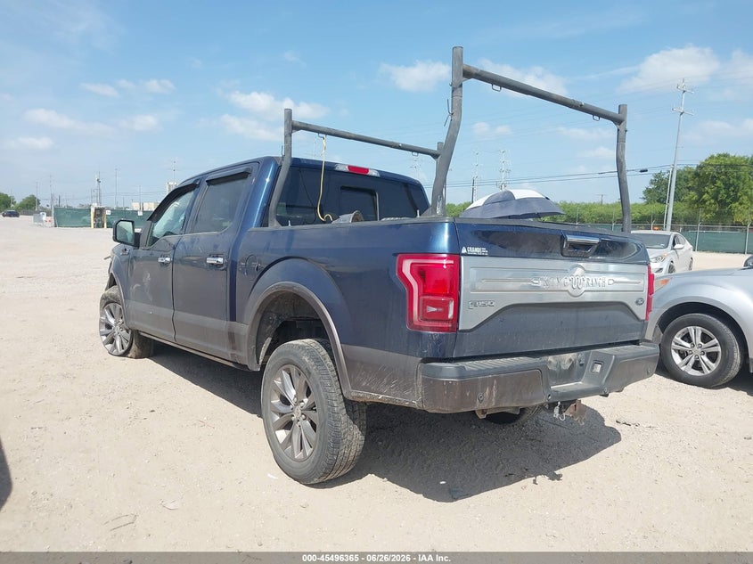 2017 Ford F-150 VIN 1FTEW1CF7HFB21627 IAAI salvage auction — FRONT END, Salvage (Texas), sold $2,400 on 2026-08-19 (photo 3)