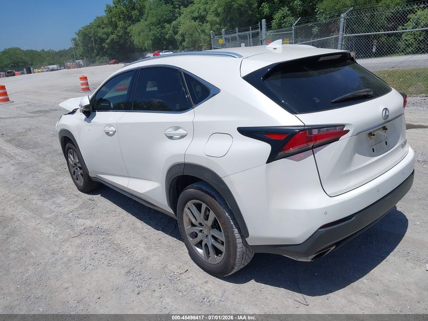 2015 Lexus Nx VIN JTJYARBZ6F2015404 IAAI salvage auction — FRONT END, Salvage (Tennessee), sold $5,300 on 2026-07-26 (photo 3)