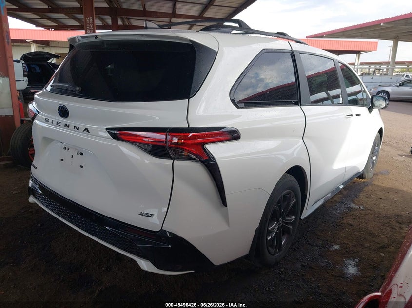2025 Toyota Sienna VIN 5TDDSKFC0SS180671 IAAI salvage auction — SIDE, Salvage (Arizona), sold $22,300 on 2026-07-27 (photo 4)