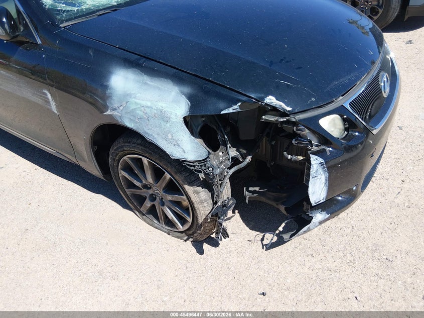 2007 Lexus Gs 350 VIN JTHCE96SX70008109 IAAI salvage auction — RIGHT FRONT, Salvage (Arizona), sold $450 on 2026-07-30 (photo 6)