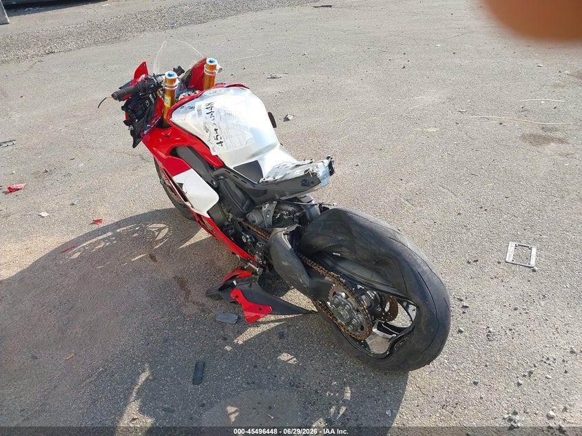 2023 Ducati Panigale VIN ZDMDAGZW7PB005102 IAAI salvage auction — FRONT & REAR, Mv-907A (New York), sold $525 on 2026-07-21 (photo 3)