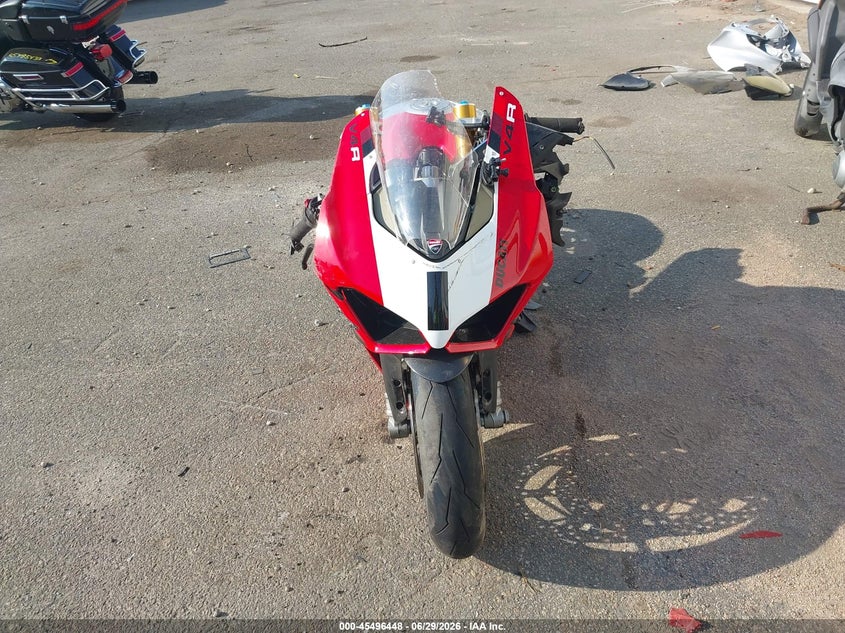 2023 Ducati Panigale VIN ZDMDAGZW7PB005102 IAAI salvage auction — FRONT & REAR, Mv-907A (New York), sold $525 on 2026-07-21 (photo 5)