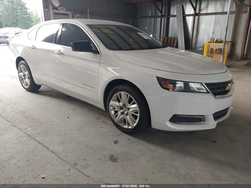 2018 Chevrolet Impala VIN 1G11X5S36JU140285 IAAI salvage auction — REPOSSESSION, Clear (Georgia), sold $7,800 on 2026-07-08 (photo 1)
