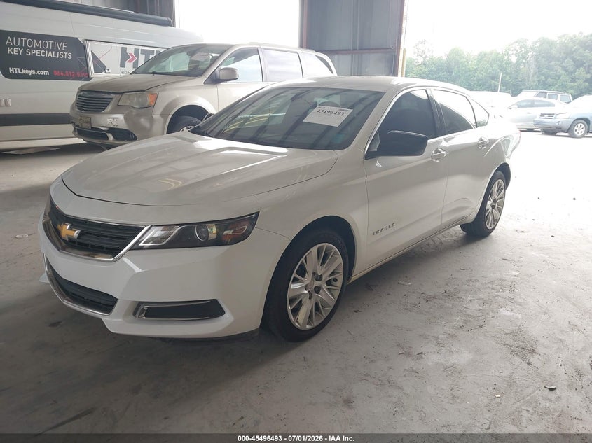 2018 Chevrolet Impala VIN 1G11X5S36JU140285 IAAI salvage auction — REPOSSESSION, Clear (Georgia), sold $7,800 on 2026-07-08 (photo 2)