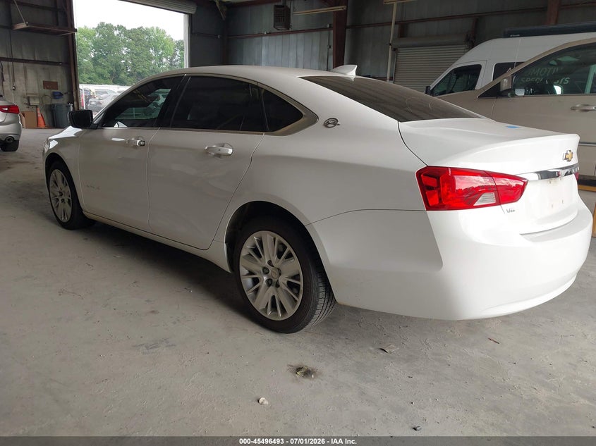 2018 Chevrolet Impala VIN 1G11X5S36JU140285 IAAI salvage auction — REPOSSESSION, Clear (Georgia), sold $7,800 on 2026-07-08 (photo 3)
