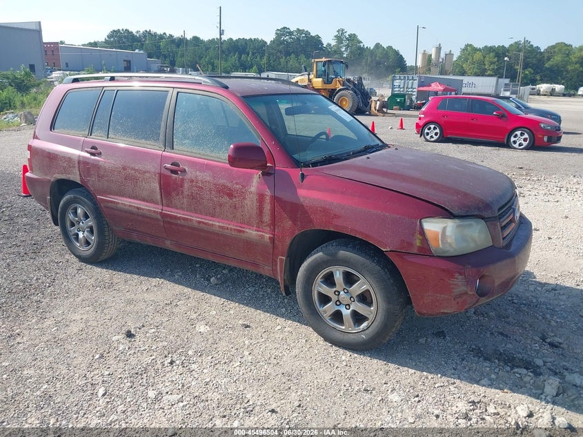 2004 Toyota Highlander VIN JTEGP21A640029968 IAAI salvage auction — NORMAL WEAR, Clear (Alabama), sold $700 on 2026-07-15 (photo 1)