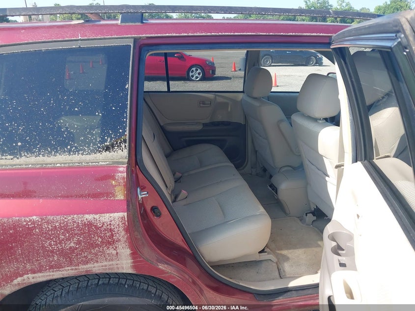 2004 Toyota Highlander VIN JTEGP21A640029968 IAAI salvage auction — NORMAL WEAR, Clear (Alabama), sold $700 on 2026-07-15 (photo 8)