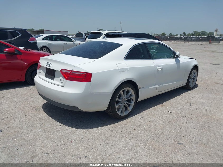 2014 Audi A5 VIN WAUCFAFR0EA004281 IAAI salvage auction — FRONT END, Original (Texas), sold $2,750 on 2026-09-04 (photo 4)