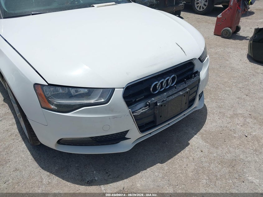 2014 Audi A5 VIN WAUCFAFR0EA004281 IAAI salvage auction — FRONT END, Original (Texas), sold $2,750 on 2026-09-04 (photo 6)