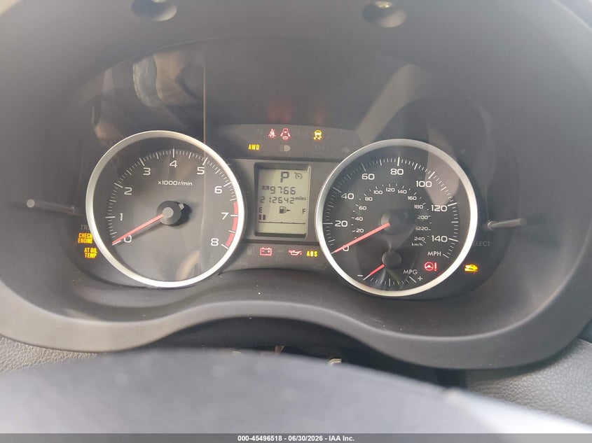 2013 Subaru Xv crosstrek VIN JF2GPACC9D2802855 IAAI salvage auction — NORMAL WEAR, Clear (Tennessee), sold $450 on 2026-07-30 (photo 7)