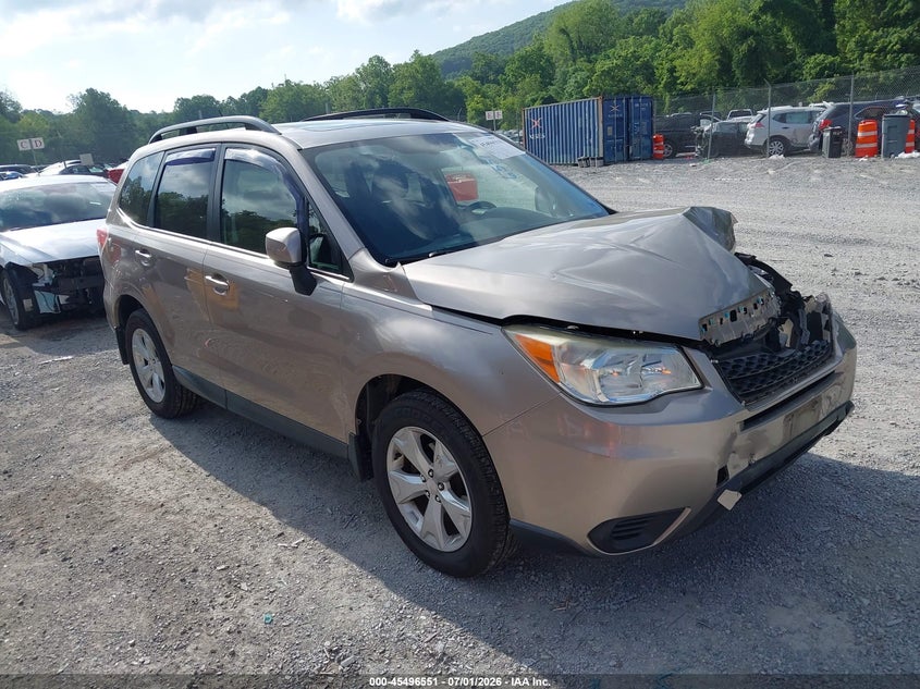 2015 Subaru Forester VIN JF2SJADCXFH510559 IAAI salvage auction — FRONT END, Salvage (Virginia), sold $1,350 on 2026-07-28 (photo 1)