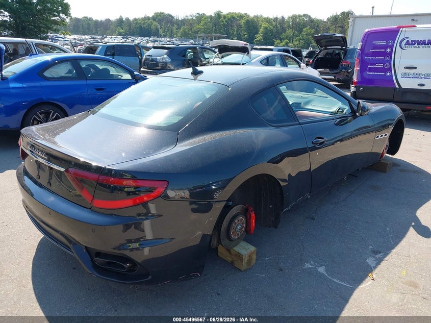 2018 Maserati Granturismo VIN ZAM45VLA5J0253915 IAAI salvage auction — VANDALISM, Mv-907A (New York), sold $18,500 on 2026-07-10 (photo 4)