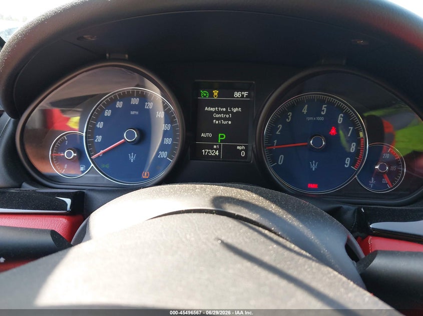 2018 Maserati Granturismo VIN ZAM45VLA5J0253915 IAAI salvage auction — VANDALISM, Mv-907A (New York), sold $18,500 on 2026-07-10 (photo 7)