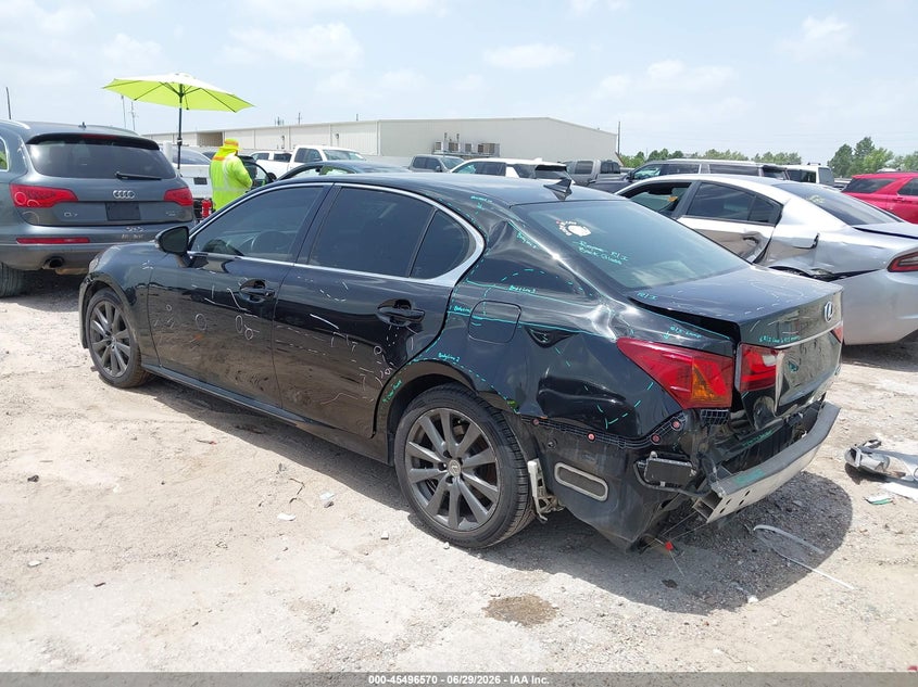 2013 Lexus Gs VIN JTHCE1BL2D5010418 IAAI salvage auction — REAR END, Salvage (Texas), sold $2,850 on 2026-07-16 (photo 3)