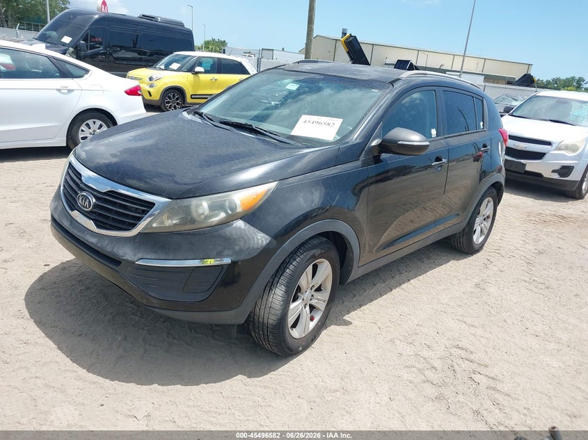 2011 Kia Sportage VIN KNDPB3A25B7016523 IAAI salvage auction — BIOHAZARD/CHEMICAL, Rebuildable (Florida), sold $1,200 on 2026-07-25 (photo 2)