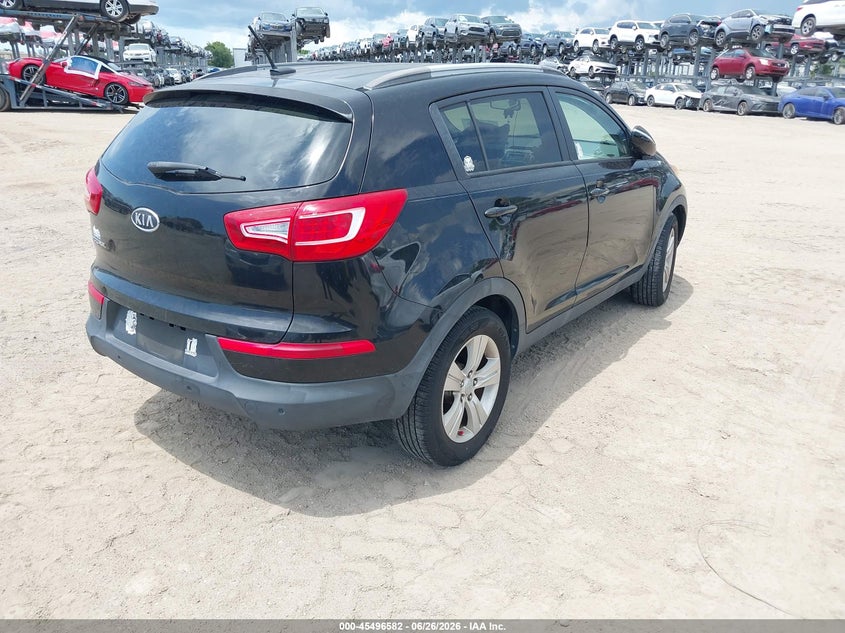 2011 Kia Sportage VIN KNDPB3A25B7016523 IAAI salvage auction — BIOHAZARD/CHEMICAL, Rebuildable (Florida), sold $1,200 on 2026-07-25 (photo 4)