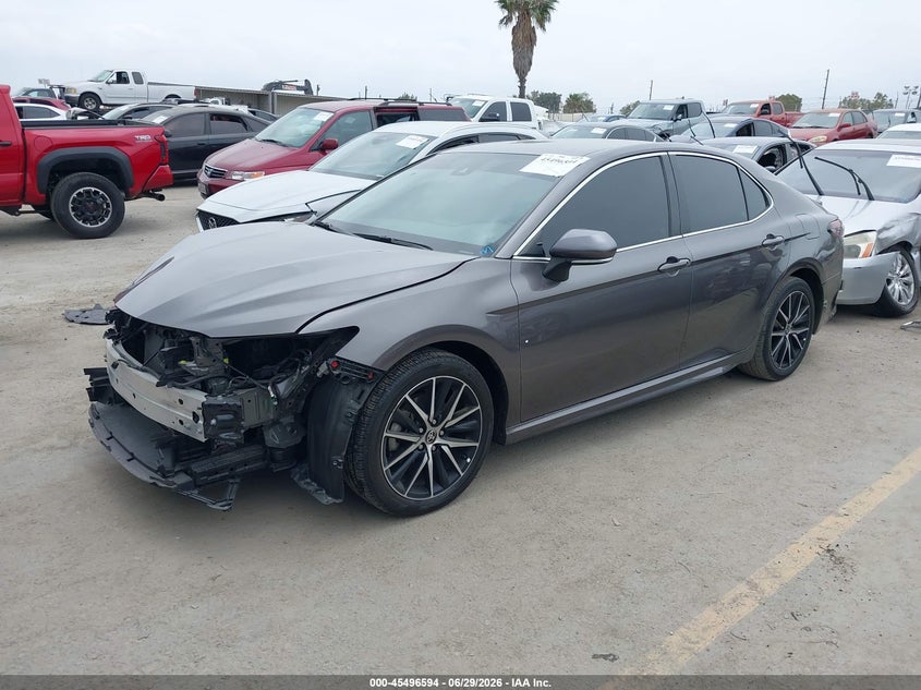 2023 Toyota Camry VIN 4T1T11AK5PU812067 IAAI salvage auction — RIGHT FRONT, Salvage (California), sold $7,100 on 2026-07-31 (photo 2)