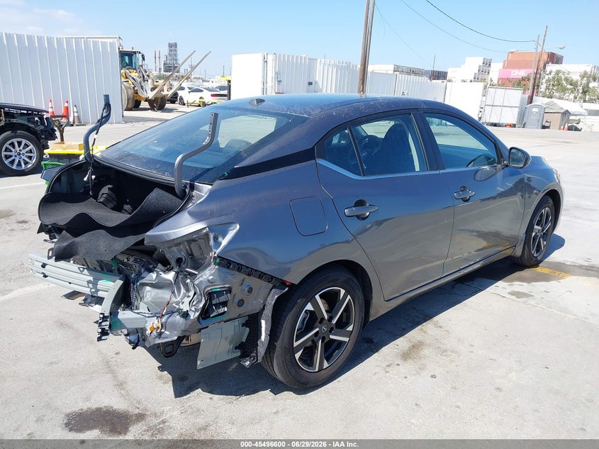 2025 Nissan Sentra VIN 3N1AB8CV4SY409778 IAAI salvage auction — REAR END, Salvage Title, sold $5,100 on 2026-07-18 (photo 4)