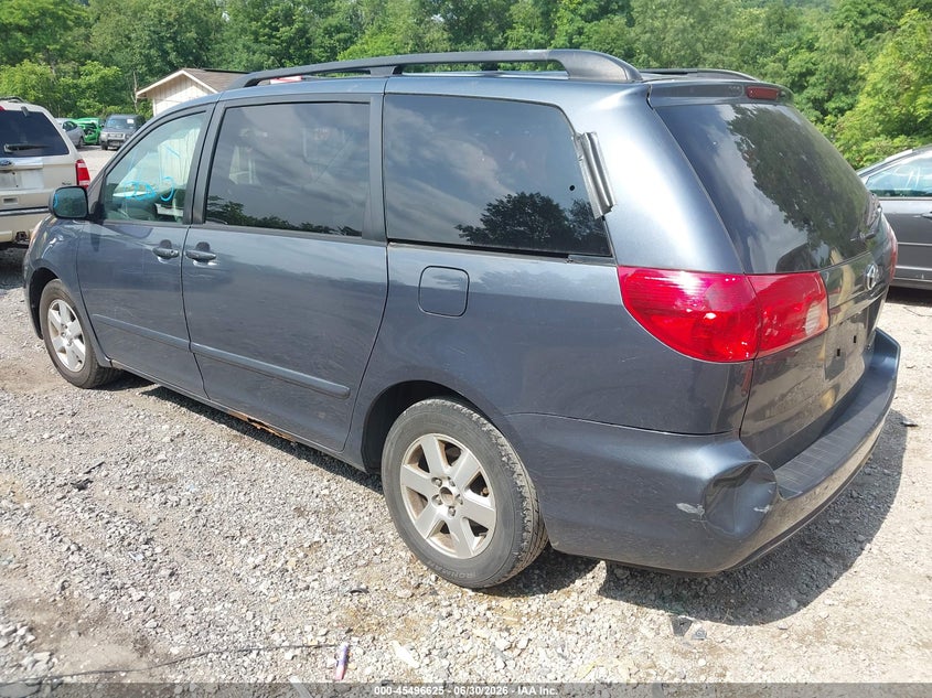 2009 Toyota Sienna VIN 5TDZK23C39S254427 IAAI salvage auction — NORMAL WEAR, Clear (Pennsylvania), sold $25 on 2026-07-07 (photo 3)
