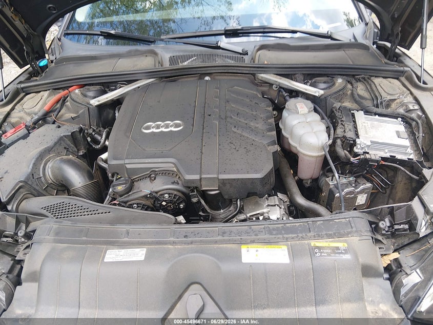 2022 Audi A5 VIN WAUCBCF53NA040261 IAAI salvage auction — STORM DAMAGE, Salvage Title, sold $12,100 on 2026-08-18 (photo 9)