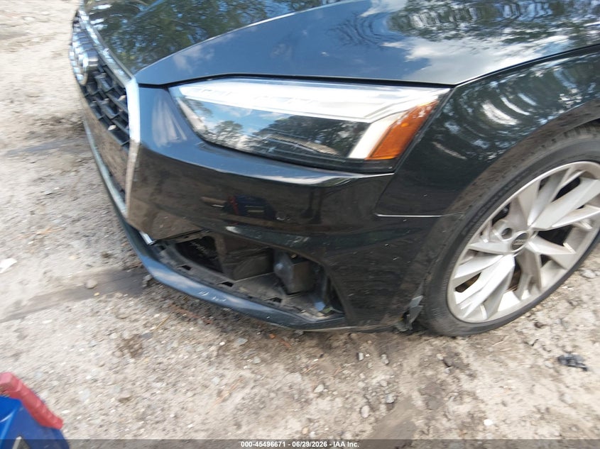 2022 Audi A5 VIN WAUCBCF53NA040261 IAAI salvage auction — STORM DAMAGE, Salvage Title, sold $12,100 on 2026-08-18 (photo 6)