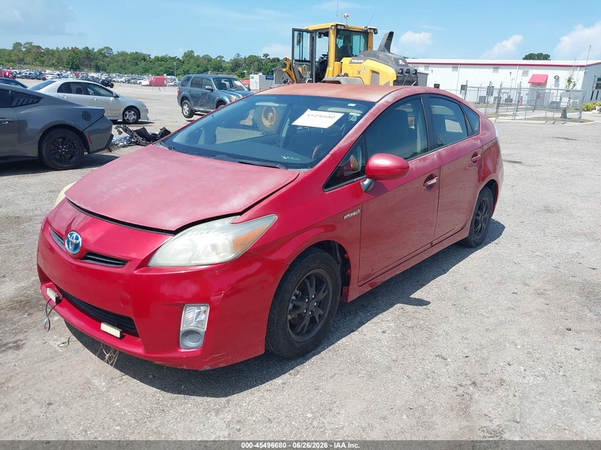 2010 Toyota Prius VIN JTDKN3DU6A5075492 IAAI salvage auction — REAR END, Clear (Florida), sold $600 on 2026-07-30 (photo 2)