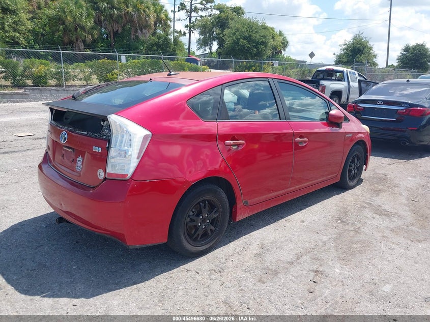 2010 Toyota Prius VIN JTDKN3DU6A5075492 IAAI salvage auction — REAR END, Clear (Florida), sold $600 on 2026-07-30 (photo 4)