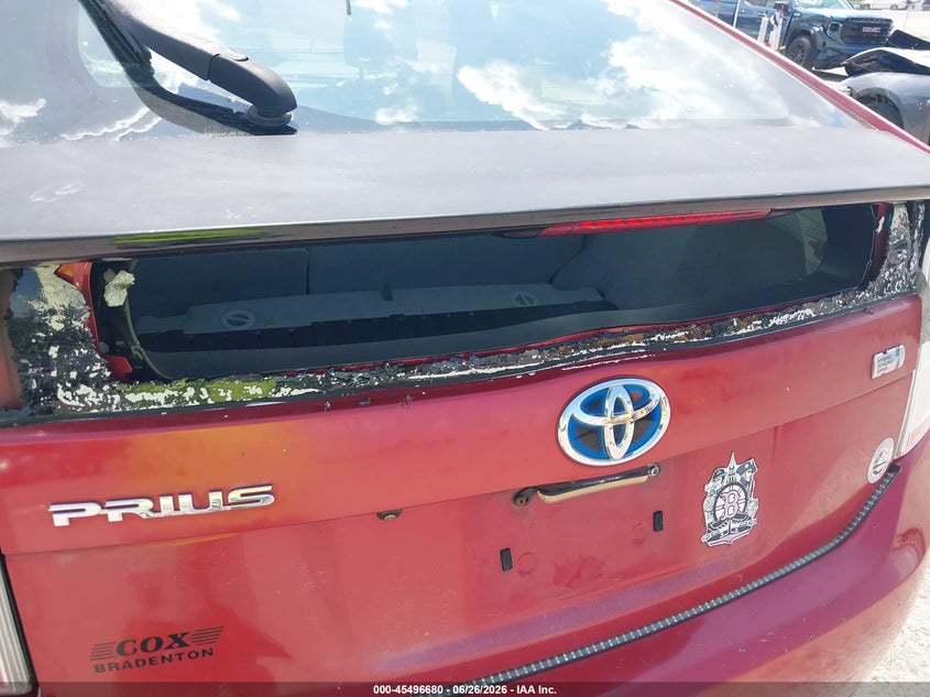 2010 Toyota Prius VIN JTDKN3DU6A5075492 IAAI salvage auction — REAR END, Clear (Florida), sold $600 on 2026-07-30 (photo 6)