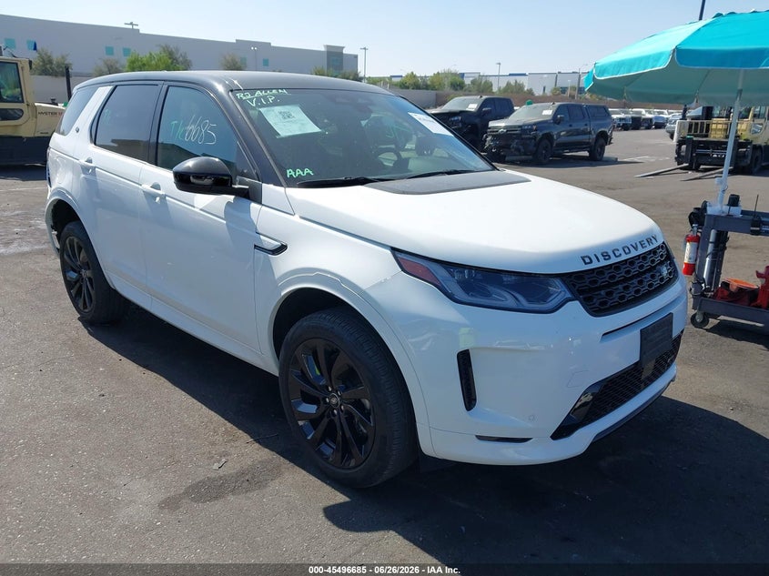 2023 Land rover Discovery sport VIN SALCL2FX4PH338462 IAAI salvage auction — REAR END, Salvage Certificate (California), sold $7,500 on 2026-07-17 (photo 1)
