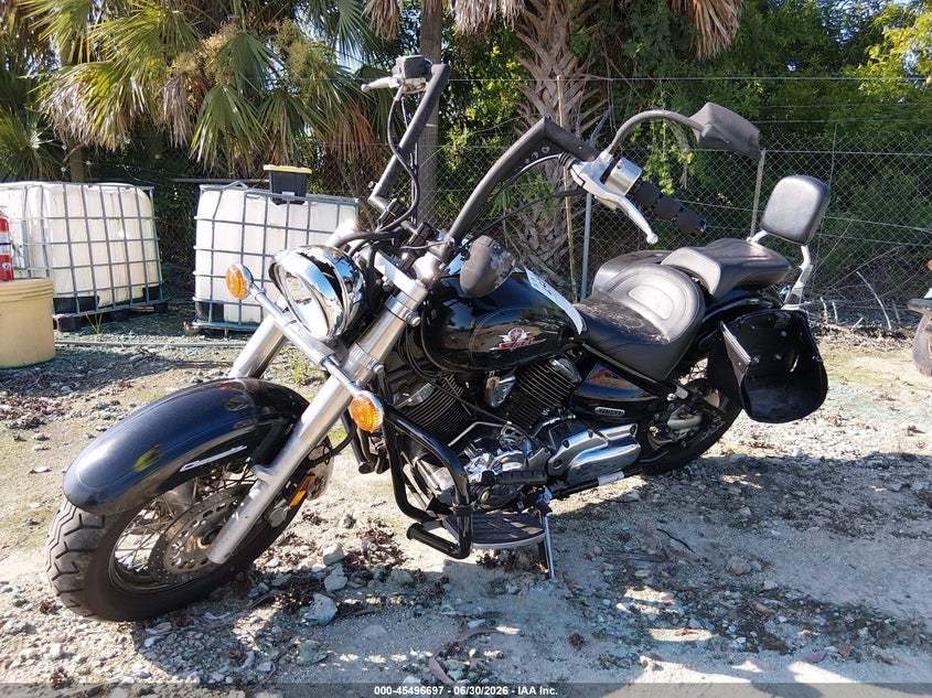 2003 Yamaha Xvs1100 VIN JYAVP11E83A039656 IAAI salvage auction — FRONT & REAR, Rebuildable (Florida), sold $150 on 2026-07-21 (photo 2)
