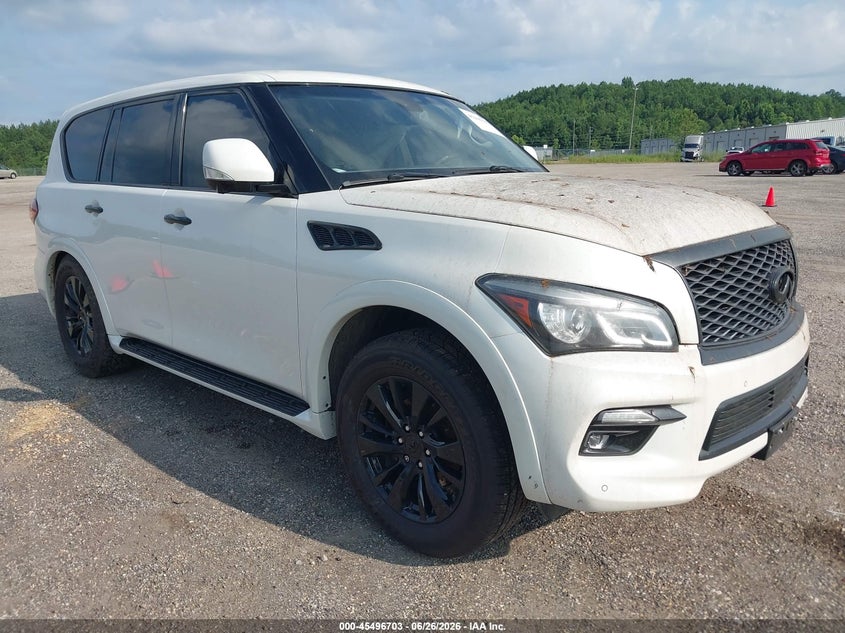 2017 Infiniti Qx80 VIN JN8AZ2NFXH9645141 IAAI salvage auction — NORMAL WEAR, Original (Texas), sold $1,950 on 2026-07-29 (photo 1)