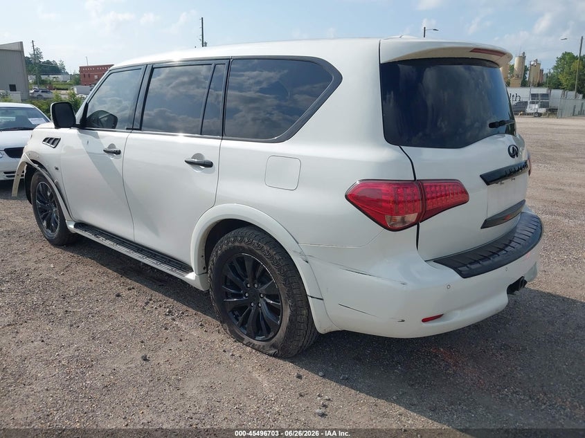 2017 Infiniti Qx80 VIN JN8AZ2NFXH9645141 IAAI salvage auction — NORMAL WEAR, Original (Texas), sold $1,950 on 2026-07-29 (photo 3)