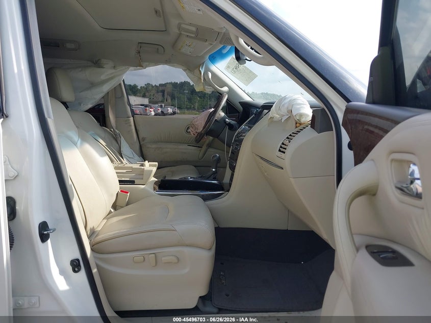 2017 Infiniti Qx80 VIN JN8AZ2NFXH9645141 IAAI salvage auction — NORMAL WEAR, Original (Texas), sold $1,950 on 2026-07-29 (photo 5)