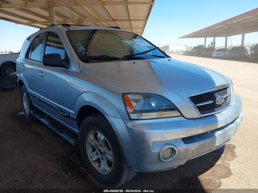 2005 Kia Sorento VIN KNDJD733055368342 IAAI salvage auction — NORMAL WEAR, Clear (Arizona), sold $25 on 2026-07-28 (photo 1)