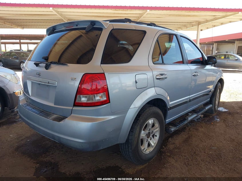 2005 Kia Sorento VIN KNDJD733055368342 IAAI salvage auction — NORMAL WEAR, Clear (Arizona), sold $25 on 2026-07-28 (photo 4)