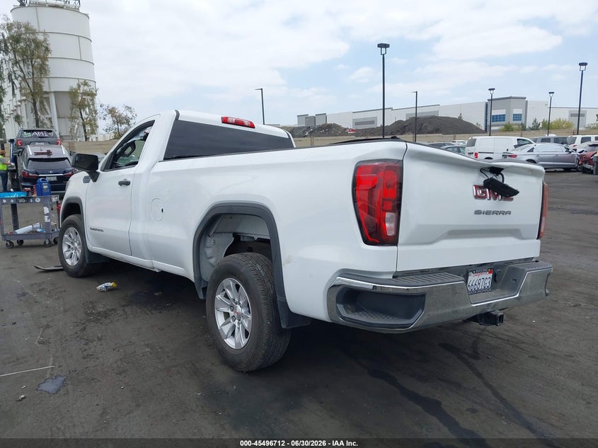 2021 Gmc SIERRA VIN 3GTN8AEF1MG378377 IAAI salvage auction — FRONT & REAR, Wait Title, sold $4,150 on 2026-09-11 (photo 3)