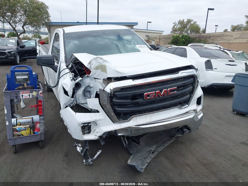 2021 Gmc SIERRA VIN 3GTN8AEF1MG378377 IAAI salvage auction — FRONT & REAR, Wait Title, sold $4,150 on 2026-09-11 (photo 6)