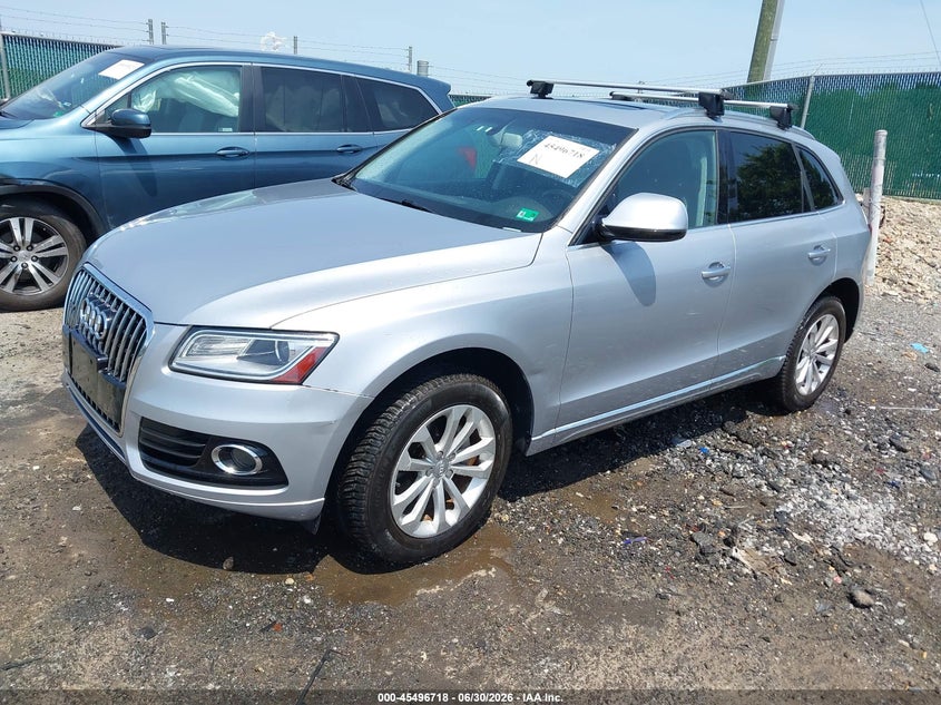 2015 Audi Q5 VIN WA1CFAFP6FA069407 IAAI salvage auction — FRONT END, Clear (Virginia), sold $1,850 on 2026-07-19 (photo 2)