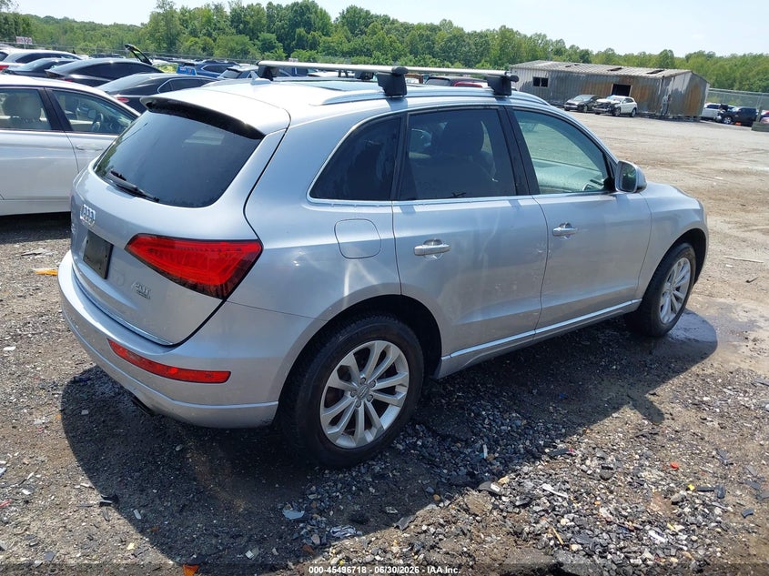 2015 Audi Q5 VIN WA1CFAFP6FA069407 IAAI salvage auction — FRONT END, Clear (Virginia), sold $1,850 on 2026-07-19 (photo 4)